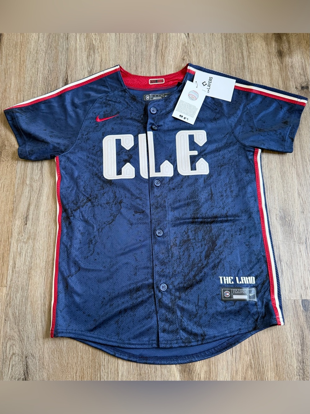 Josh Naylor Cleveland Guardians Jersey Youth M 10/12 Nike City Connect LIMITED